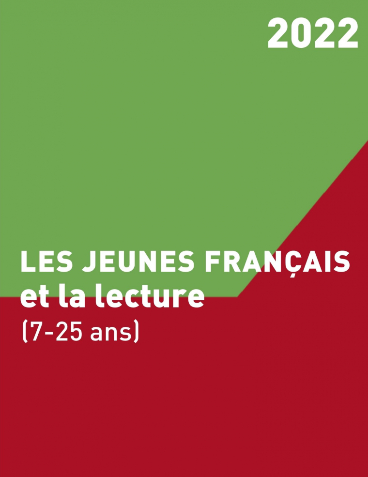 Couverture du rapport d'enquête sur les jeunes et la lecture en France